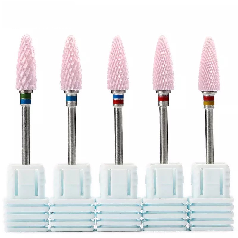 Power Tools Jobs - Pink Ceramic Milling Cutters For Manicure,
