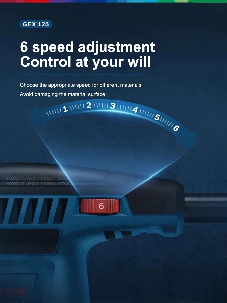 Bosch GEX125 280W Power Orbita - Power Tools Jobs recension och pris