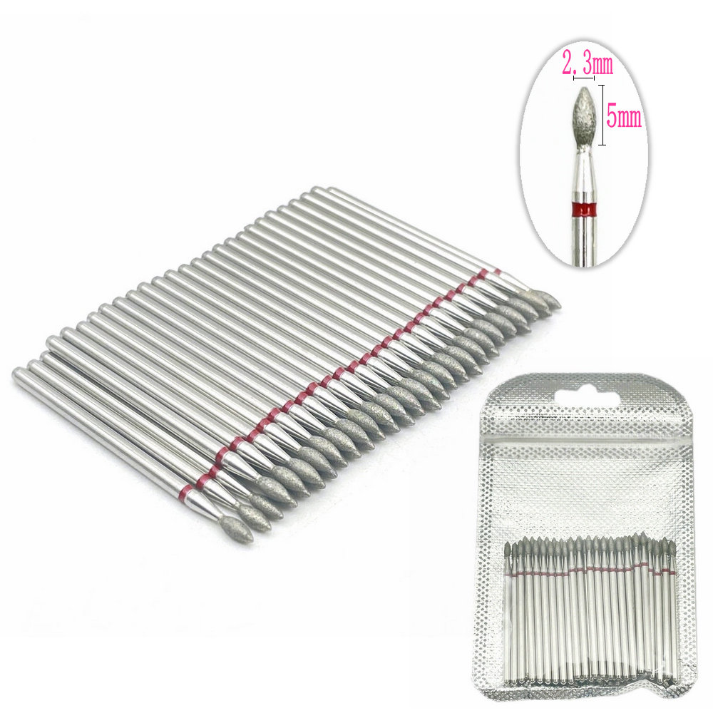 50pcs Nail Diamond Drill Bit S - Power Tools Jobs recension och pris