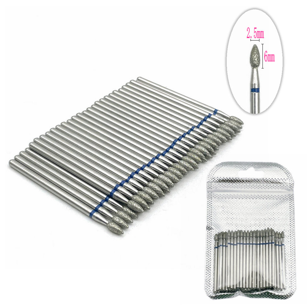 50pcs Nail Diamond Drill Bit S - Power Tools Jobs recension och pris